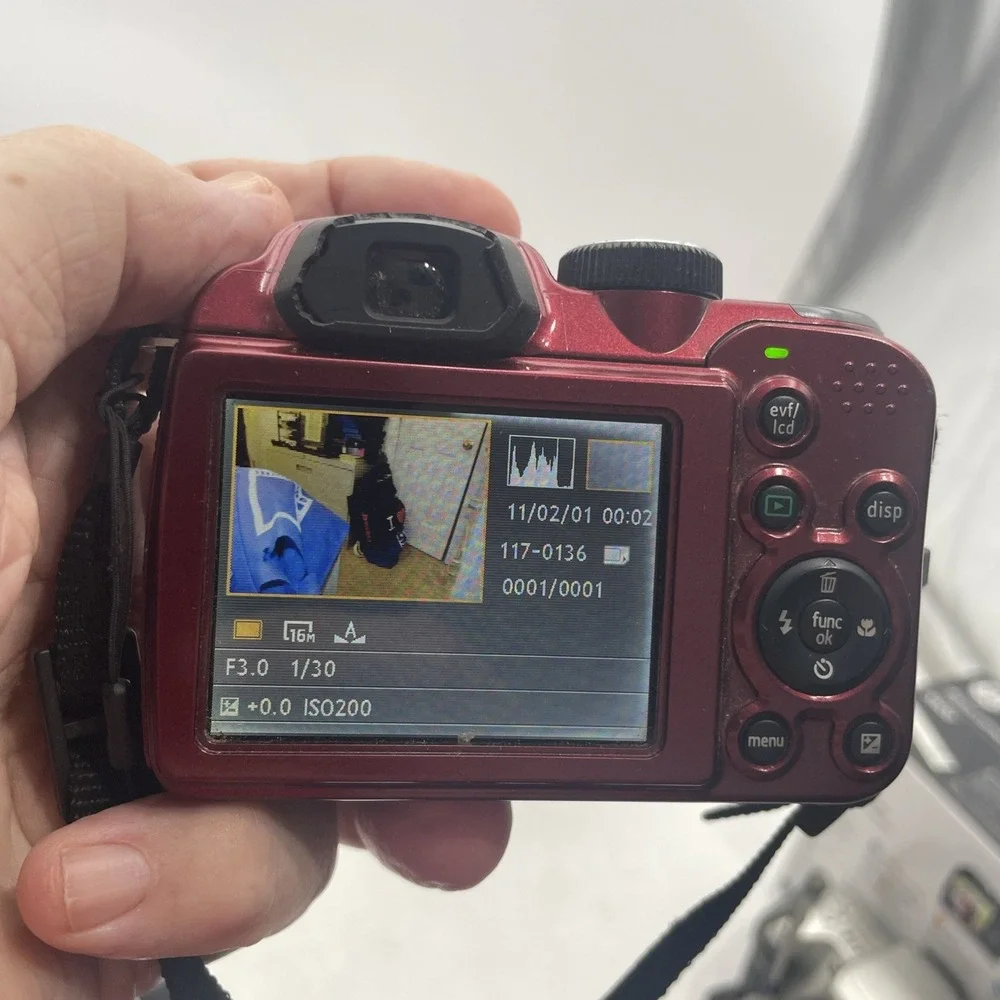 GE Power Pro Series X500 Bridge Camera 16MP 15x Zoom +Battery+SD Cad- TESTED